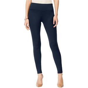 INC International Concepts Leggings casual da donna in tessuto Ponte blu, taglia 2, per abiti da tempo libero - Product Image 1