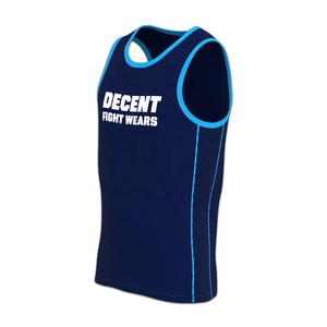 Débardeur unisexe respirant et ajusté pour les athlètes de boxe, conçu pour les entraînements de haute intensité avec tissu extensible anti-humidité - Product Image 5
