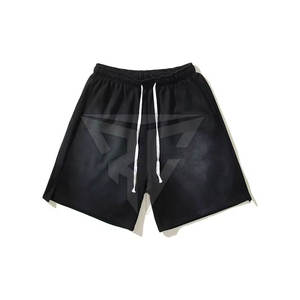 กางเกงขาสั้นผ้าฝ้ายซักกรดสำหรับผู้ชายกางเกงขาสั้นผ้าฝ้ายสไตล์ลำลองปรับแต่งได้ตามต้องการ - Product Image 1