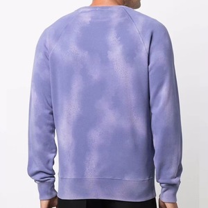 Sudadera cómoda con efecto tie-dye, ropa informal suave con acabado colorido y corte relajado para uso diario. Sudadera tie-dye. - Product Image 3