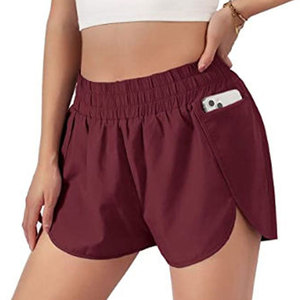 Shorts Deportivos de Cintura Alta para Mujer, Tela Suave, Ajuste Cómodo, Material de Secado Rápido, Diseño Personalizado para Ropa Deportiva - Product Image 3