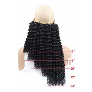   Extensions de cheveux humains vierges 100% naturels, effet vague aquatique, crochet plume, nœuds miracles - Product Image 5