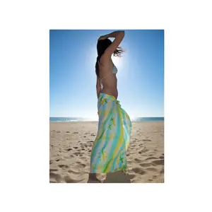 Impresión de productos de playa de alta calidad 100% algodón Beach Pareos Sarongs Fabricante líder de calidad superior al por mayor Personalizado