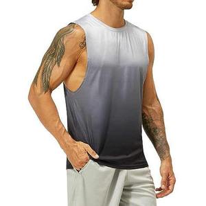 Camiseta sin mangas deportiva con estampado de logotipo personalizado OEM, chaleco deportivo informal de alta calidad, cuello con capucha, tejido transpirable de poliéster, Color sólido para - Product Image 4