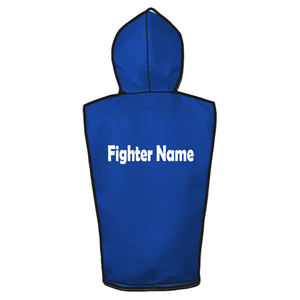 Combinaison de veste, short et gilet en satin, nouvelle couleur bleue, sans manches, respirante, équipement d'entraînement d'été pour la boxe, tissu polyvalent - Product Image 2