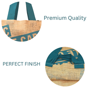 Bolso Tote de yute recubierto de almidón impreso personalizado, bolso de compras promocional respetuoso con el medio ambiente, regalo al por menor, uso en supermercado, hombro al por mayor - Product Image 5