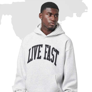 Vente en gros de sweat-shirts à capuche unisexes en coton 100% 500 g/m², sweat-shirts à capuche en molleton de haute qualité pour hommes, sweat-shirts à capuche oversize vierges - Product Image 2