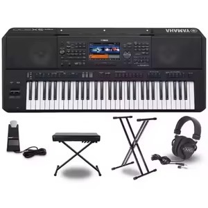 Ensemble super PSR S975, station de travail d'arrangement numérique à 61 touches, piano mécanique d'occasion avec interface MIDI, style piano à queue, outil - Product Image 2