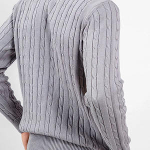 Suéter de Cachemira Personalizado para Hombre, Antiencogimiento, Color Jaspeado, Costuras en Contraste, Secado Rápido, Personalizado en la Parte Delantera, Alta Calidad, Invierno - Product Image 6