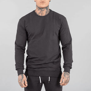 Sudaderas de estilo informal Ropa de invierno Venta al por mayor Sudaderas para hombres Color sólido Ropa de moda Hombres Sudadera con capucha Cuello redondo - Product Image 5