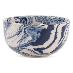 ชามสลัดเรซินโอเอ็มทำด้วยมือสีขาวหมุนวนพร้อมเนื้อหินอ่อนและชามผลไม้ลายหมุนวนน้ำใช้ในบ้านโรงแรมบุฟเฟ่ต์ - Product Image 5