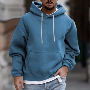 Hoodies Sweat Hiver Solide Couleur En Peluche Chaud Manteau Polaire Pull Casual Manteau Poche Pull Automne Manteau Hoodies - Product Image 1