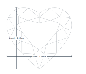 Venta caliente buen precio diamantes sueltos IGI certificado 5.12ct DEF Color VS1 VVS corazón excelente forma laboratorio cultivado Diamante Suelto - Product Image 2
