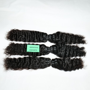 Cheveux Naturels 100% Non Traités, Cuticules Alignées, Cheveux Vierges, Bundles Ondulés de 8 à 32 Pouces, Ondulations Profondes, Extensions de Cheveux Humains Indiens Temple - Product Image 5