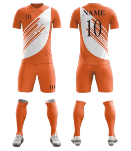 Conjuntos de ropa de fútbol de color degradado personalizado-Kits de entrenamiento de fútbol con estilo para equipos y clubes con MOQ bajo - Product Image 1