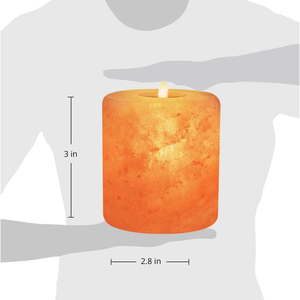 100% Cristal Natural Sal de roca del Himalaya Forma Natural Soporte de luz de té hecho a mano o Forma Natural Velas de cristal de 2 agujeros Pakistán - Product Image 5