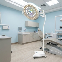 CHYLED500LED Chirurgische Schattenfreie Leuchte 40000-160000 Lux RGB Mobile OP-Lampe 60000 Std. Lebensdauer für Krankenhaus oder Klinik