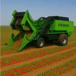 Cosechadora de tomates profesional de 25 TPH con tecnología de agitación de fibra de carbono y control hidráulico de alta potencia La mejor opción - Product Image 1