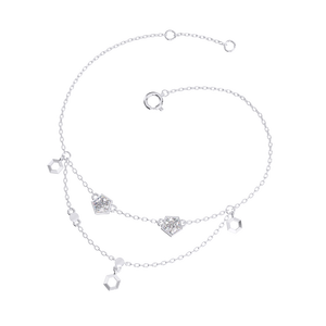 Calista, pulsera de cadena doble de Plata de Ley 925 de lujo, estilo Vintage de alta calidad, forma geométrica, eslabón fino para regalo de oro - Product Image 4