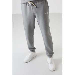 Conjunto Deportivo Casual para Hombre, Corte Cómodo, Bordado, Gris Melange, Algodón Grueso y Suave, Texturizado 85254 - Product Image 2