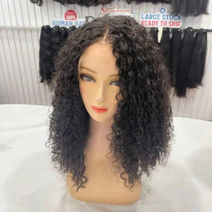 Perruque de luxe Extensions de cheveux humains vietnamiens HD Lace and Frontal Perruque birmane bouclée Cheveux - Product Image 1