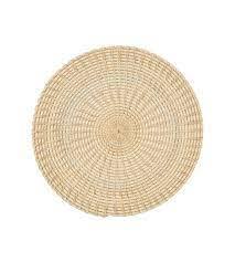Napperon rond en rotin tissé à la main au Vietnam pour les maisons éco-conscientes Table de cuisine style service et stockage en vrac prêt - Product Image 6