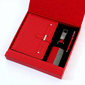 Set de Regalo Ejecutivo de Oficina, Cuaderno de Cuero PU, Obsequio Empresarial, Regalo Corporativo, Set de Papelería Premium con Logotipo Personalizado - Product Image 2