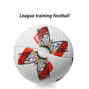 High Quality PU <b>Leather</b> <b>Footballs</b> Official Size 5 Custom Logo Soccer Balls Seamless Thermal Bonding Manufacture's Professional - Product Image 4