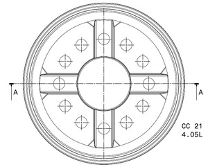 Macetas de vivero de plástico reciclado de 4 litros de diámetro CC de 21 cm de alta calidad redondas de varios colores para plantas hechas de PP - Product Image 4