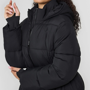 Veste matelassée zippée de haute qualité pour femmes avec tissu en nylon respirant, prix OEM bon marché, vestes confortables tendance 2026 - Product Image 4