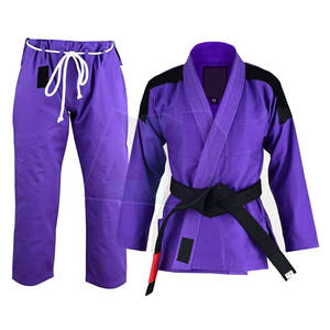 Uniforme de Jiu Jitsu de Primera Calidad, Kimono de Jiu Jitsu con Logotipo Frontal, Conjuntos Ligeros para Entrenamiento, Perfecto para Todos los Niveles - Product Image 1