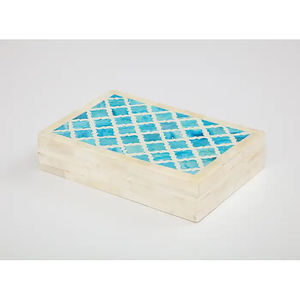 Nuevo joyero con incrustaciones de hueso superventas, decoración india, artesanías, caja de regalo de madera, cajas de lujo de Falah International - Product Image 2