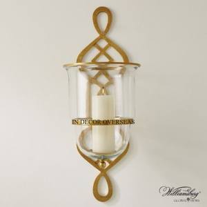 Métal enduit de poudre de couleur noire et verre transparent fait de lanternes décoratives de mariage de concepteur élégant Unique bougeoir fournitures - Product Image 3