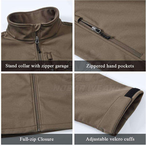 Chaquetas Softshell para Hombre, Nuevas, Ligeras, Tejido Elástico, Resistentes al Viento, para Actividades al Aire Libre, Transpirables, Ropa de Uso Diario - Product Image 6