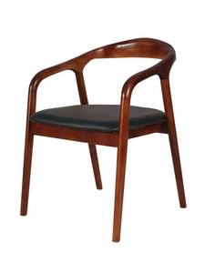 Meubles de salon d'intérieur de Style de luxe moderne nordique bar d'hôtel <span class=keywords><strong>fauteuil</strong></span> de jambe en bois de frêne massif Schmitt en <span class=keywords><strong>teck</strong></span> blanc - Product Image 2