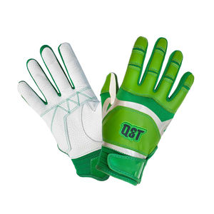 Gants de frappe de baseball synthétiques de haute qualité, nouveau design, respirants, doux, personnalisables, sangle à boucle et crochet, pour droitiers - Product Image 3