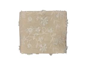 Excellent Quality Woven <b>White</b> Cotton 3D Applique Floral Embroidered Fabric <b>for</b> <b>Girls</b> <b>Dresses</b> & Gowns Available Wholesale Supply - Product Image 5