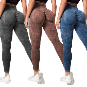 2024 Women Washing Yoga Pant Bubble Butt Fitness <b>Legging</b> High Waist Scrunch Tight Mujer Gym <b>Seamless</b> <b>Legging</b> - Product Image 1