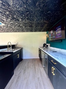 Boozy Mobil Bar Enclosed <b>Concession</b> <b>Trailer</b> Conversion with Tap Tower and TV - Product Image 6