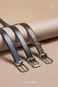 Cinturones de cuero a granel para hombres Hebillas elegantes y duraderas en varios estilos y opciones de colores Venta a granel de alta calidad tendencia 2025 - Product Image 2