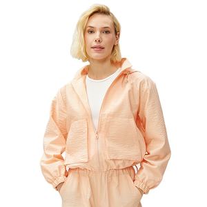 Veste personnalisée pour l'hiver, design de sweat-shirt uni de haute qualité, deux poches, fermeture éclair intégrale, veste longue et épaisse pour femmes - Product Image 1