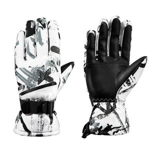 Gants de ski d'hiver en cuir 100% personnalisés, chauds et imperméables, mitaines de snowboard respirantes - Product Image 3