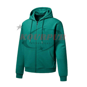 Sudadera con Capucha Personalizada de Invierno, Informal, Fácil de Usar, 100% Algodón, Felpa, Lisa, Teñida, Cortavientos, de Manga Larga - Product Image 2