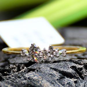 แหวนทอง14K & 18K พรีเมี่ยมพร้อมเครื่องประดับเพชรธรรมชาติที่สวยงามเหนือกาลเวลา - Product Image 4