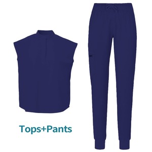 Venta al por mayor OEM Unisex Enfermería Scrub transpirable suave rayón tela de alta calidad de estilo personalizado Logo Anti-Pilling conjunto de secado rápido - Product Image 5