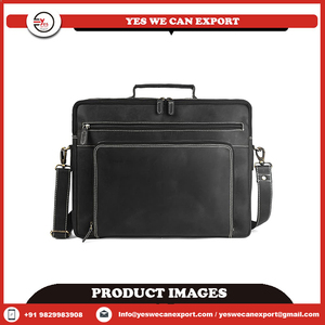 Latest Products Sling Laptop Bags Trending 100 % Pure Leather Handmade Leather Laptop Bags for Sale at Wholesale Price - Product Image 3