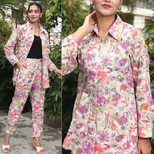 Ensembles élégants en coton pour femmes pour une mode sans effort pour les ensembles de pyjama décontractés pour femmes - Product Image 4