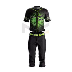 ชุดเบสบอลสำหรับผู้ชายออกแบบได้เองฉลากส่วนตัวสำหรับเยาวชนชุดซอฟต์บอล - Product Image 4