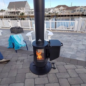 Poêle à granulés de bois automatique 23Kw avec eau à vendre dans le monde entier prêt à exporter - Product Image 4