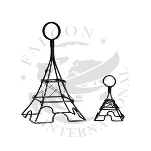 Portatarjetas moderno de metal negro personalizable logotipo del nombre del novio de la novia técnica pulida para decoraciones de mesa de boda - Product Image 1